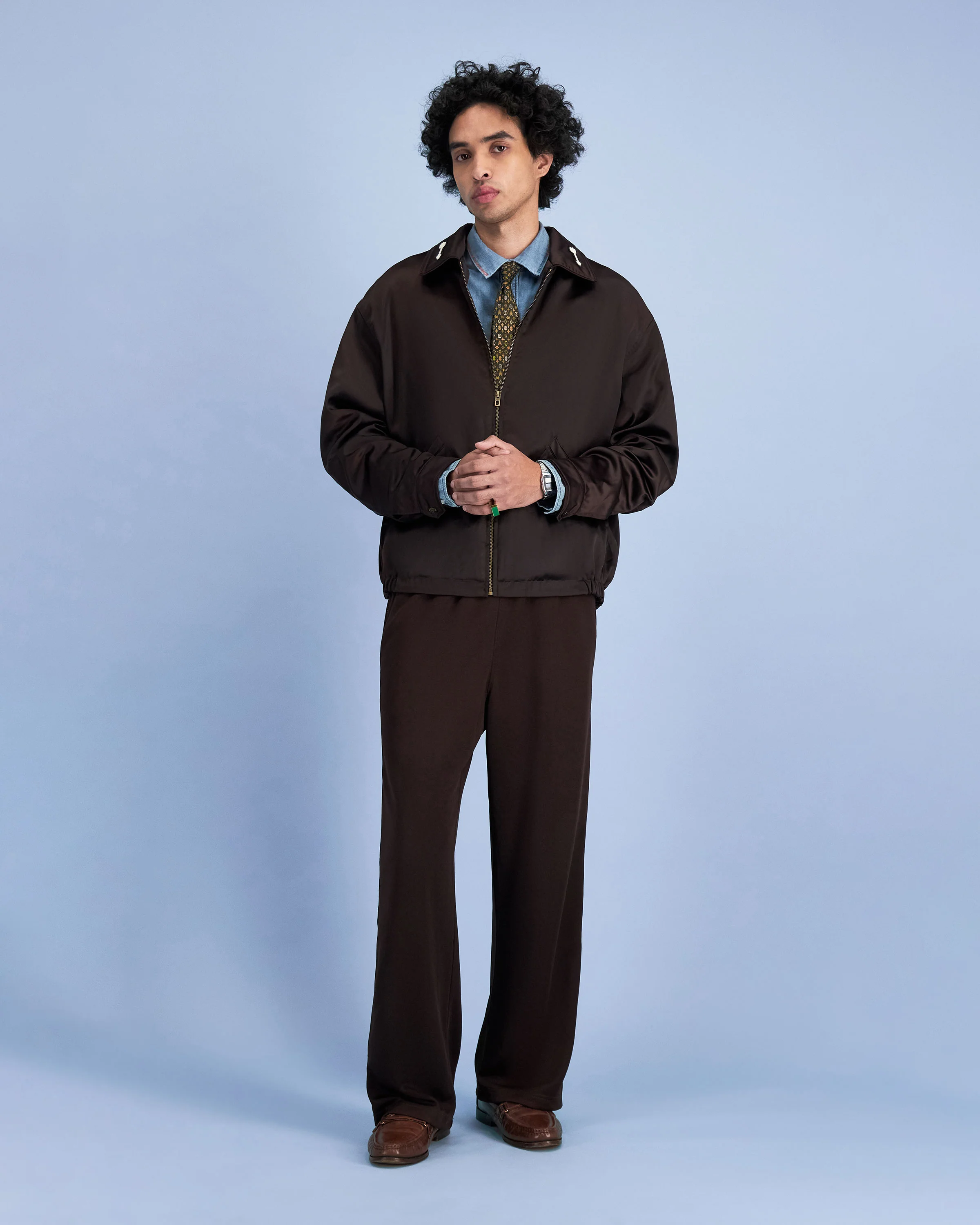 50s H. Dean Satin Jacket - Image 5