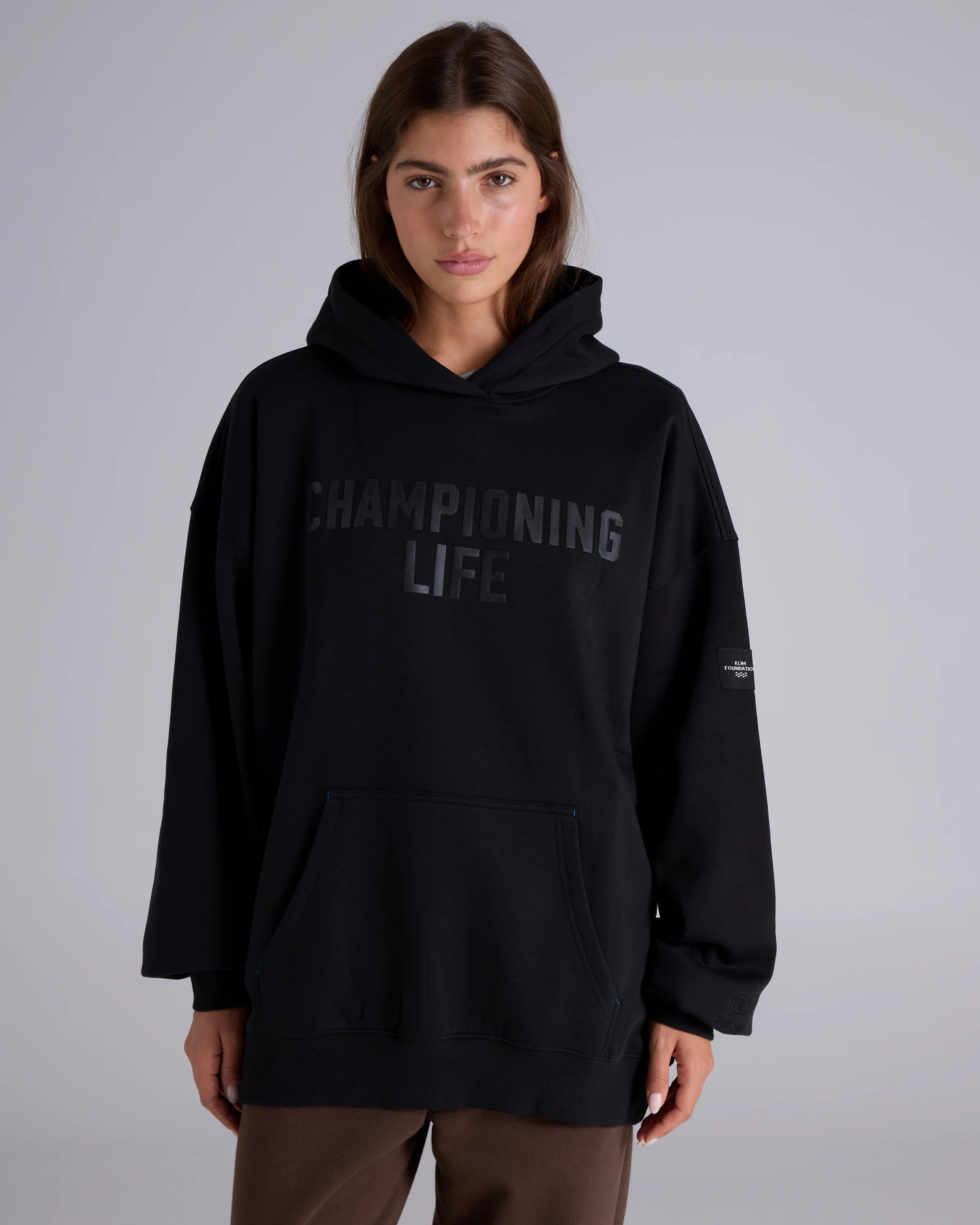 Champion x Klim Foundation Oversized Hoodie - Image 2