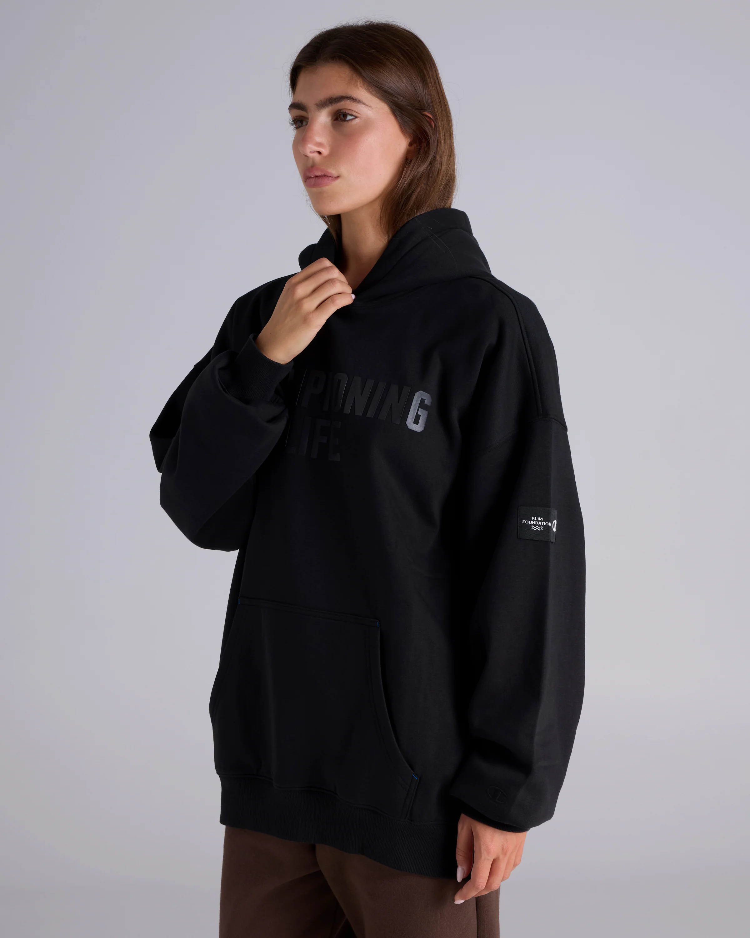 Champion x Klim Foundation Oversized Hoodie - Image 4
