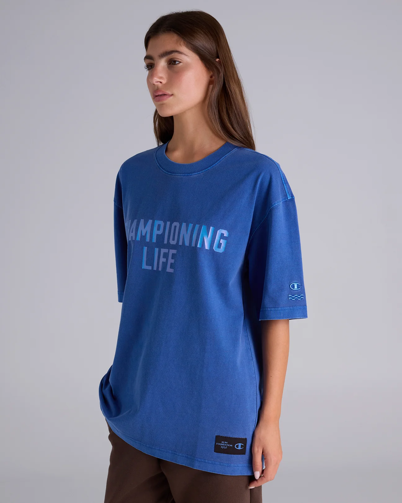 Champion x Klim Foundation Oversized Sun-Dyed Tee - Image 4