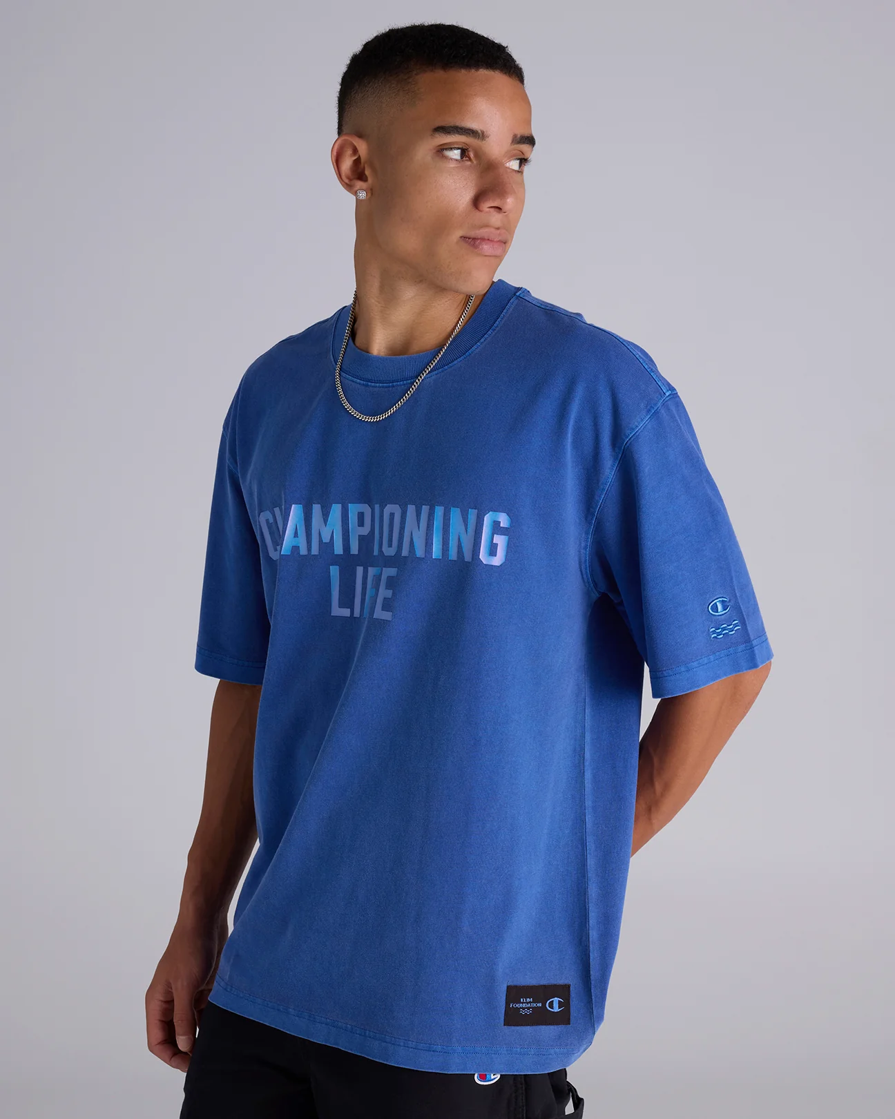 Champion x Klim Foundation Oversized Sun-Dyed Tee - Image 5