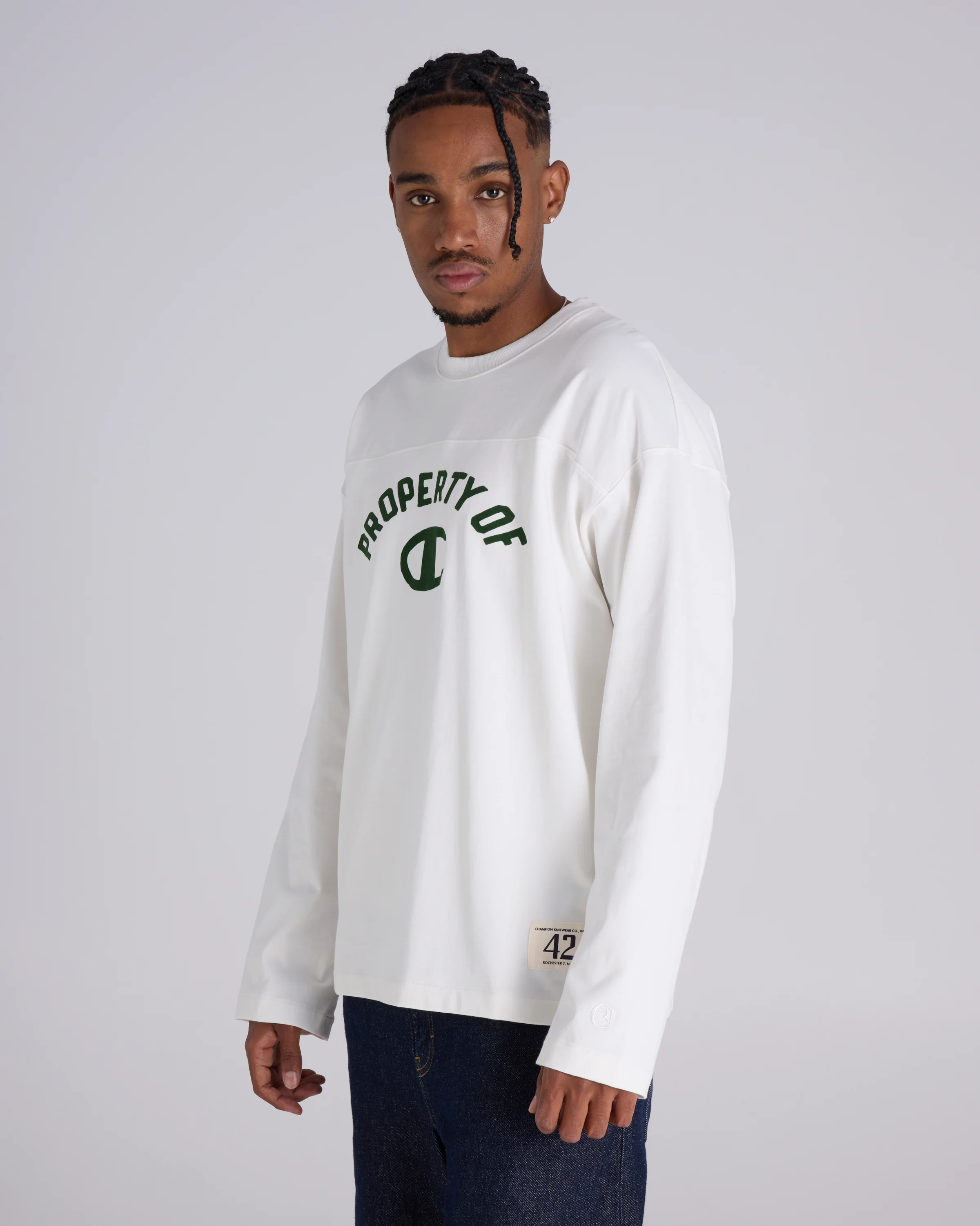 Time Capsule 40's Long Sleeve Football Jersey - Image 2