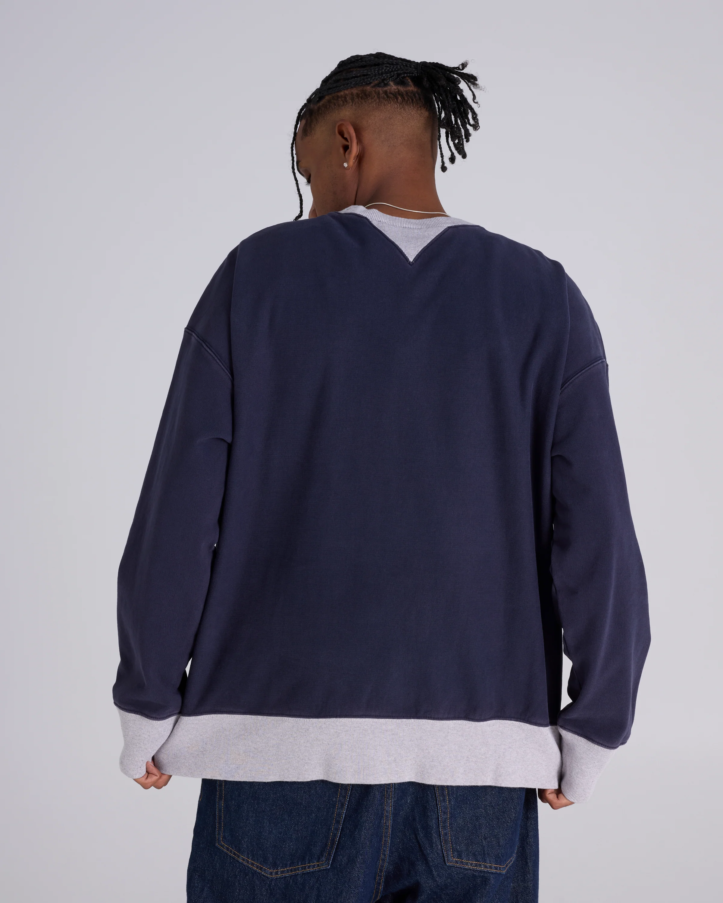Time Capsule Reverse Weave 50's Athletic Team Crew - Image 3