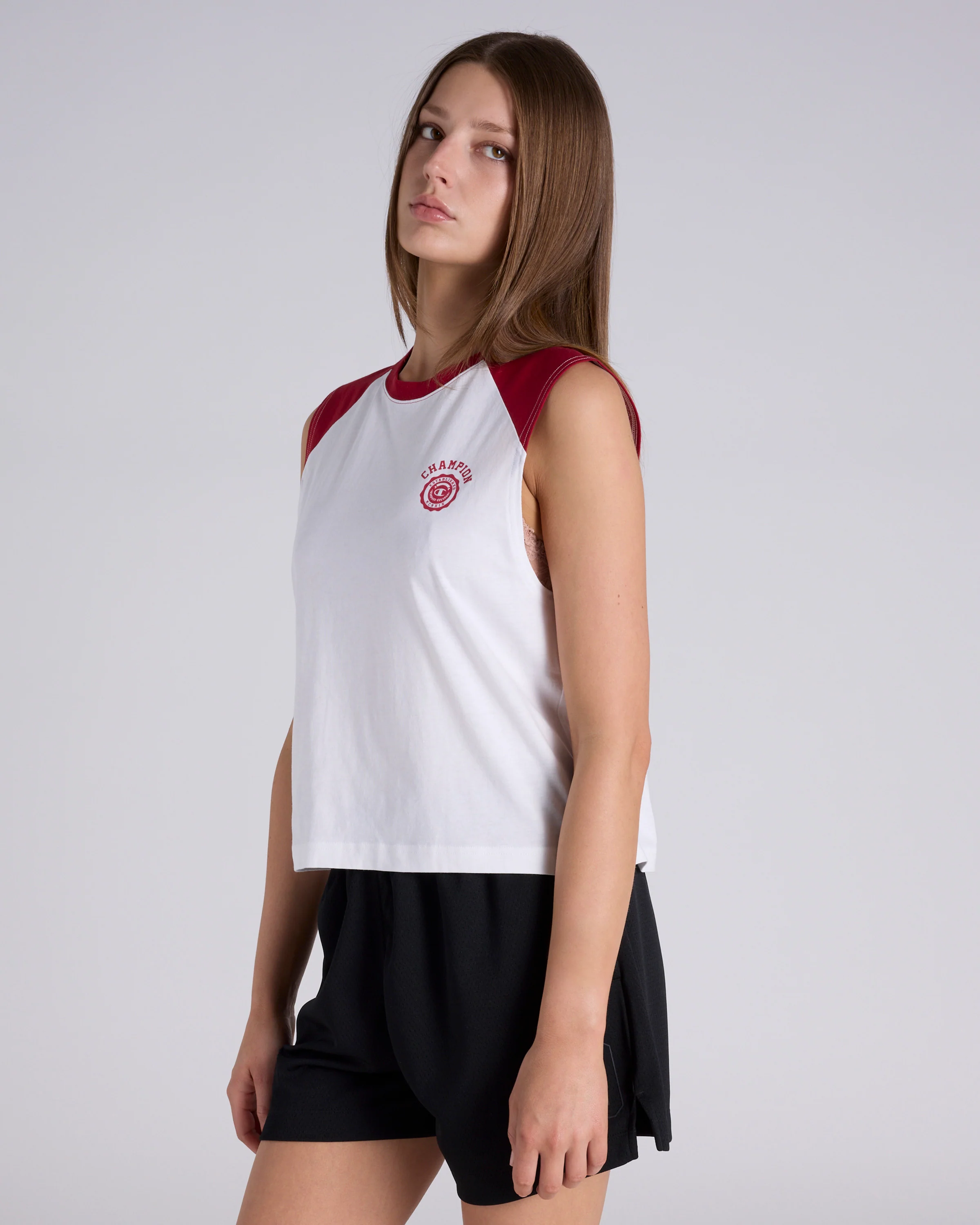 Ringer Sleeveless Tee - Image 2