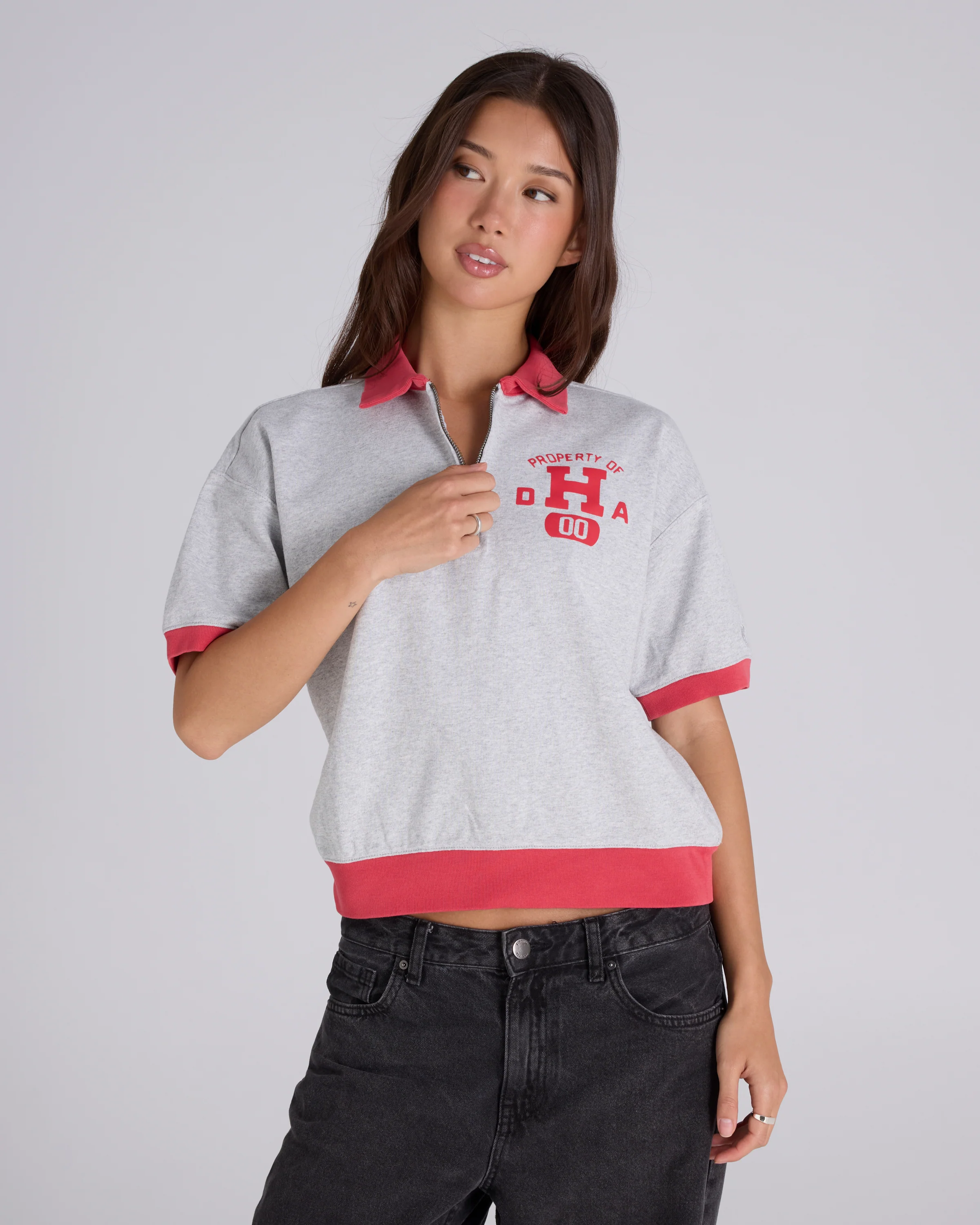 Time Capsule Half Zip Polo Tee