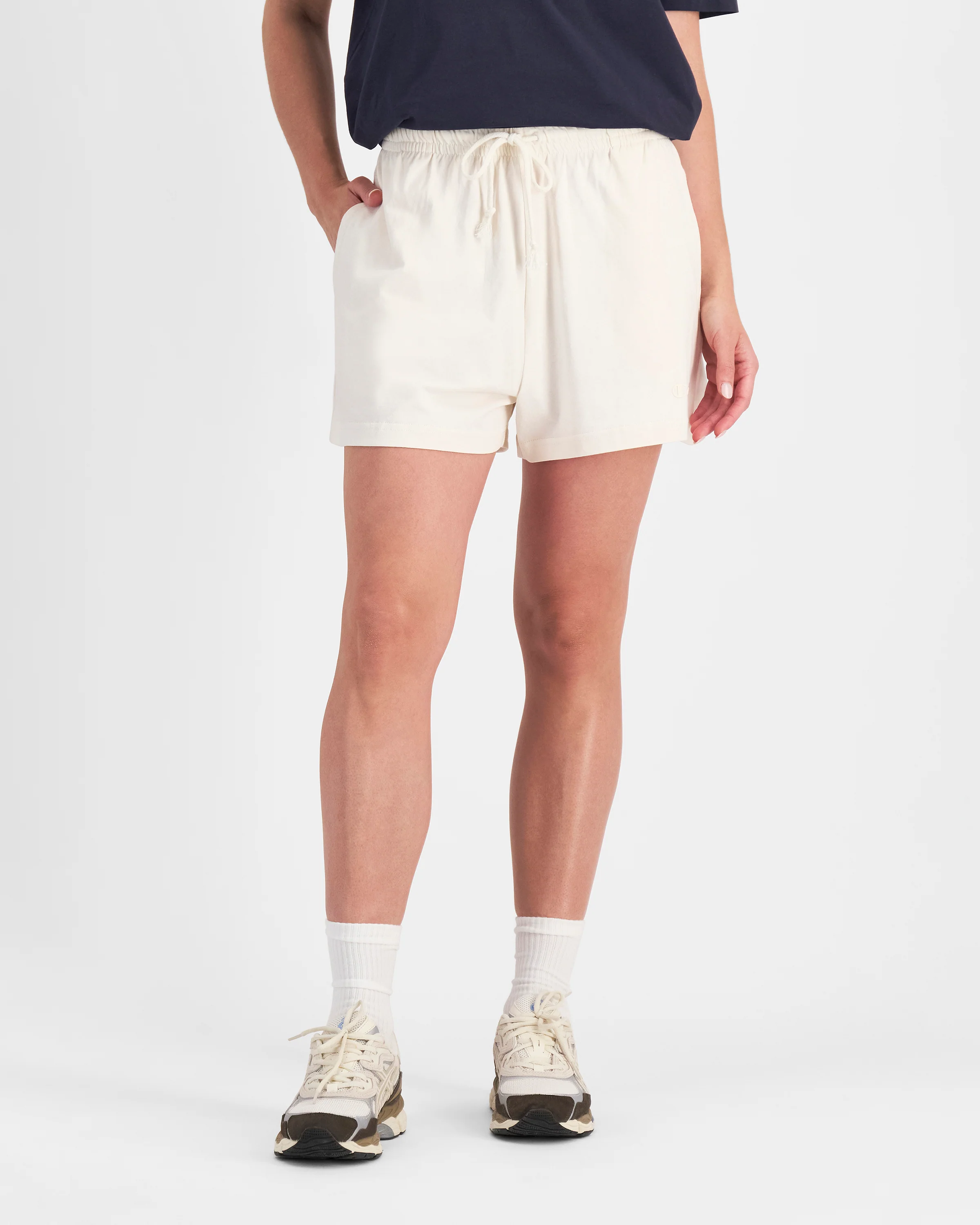 Champion Hi-Waist Tonal Jersey Short
