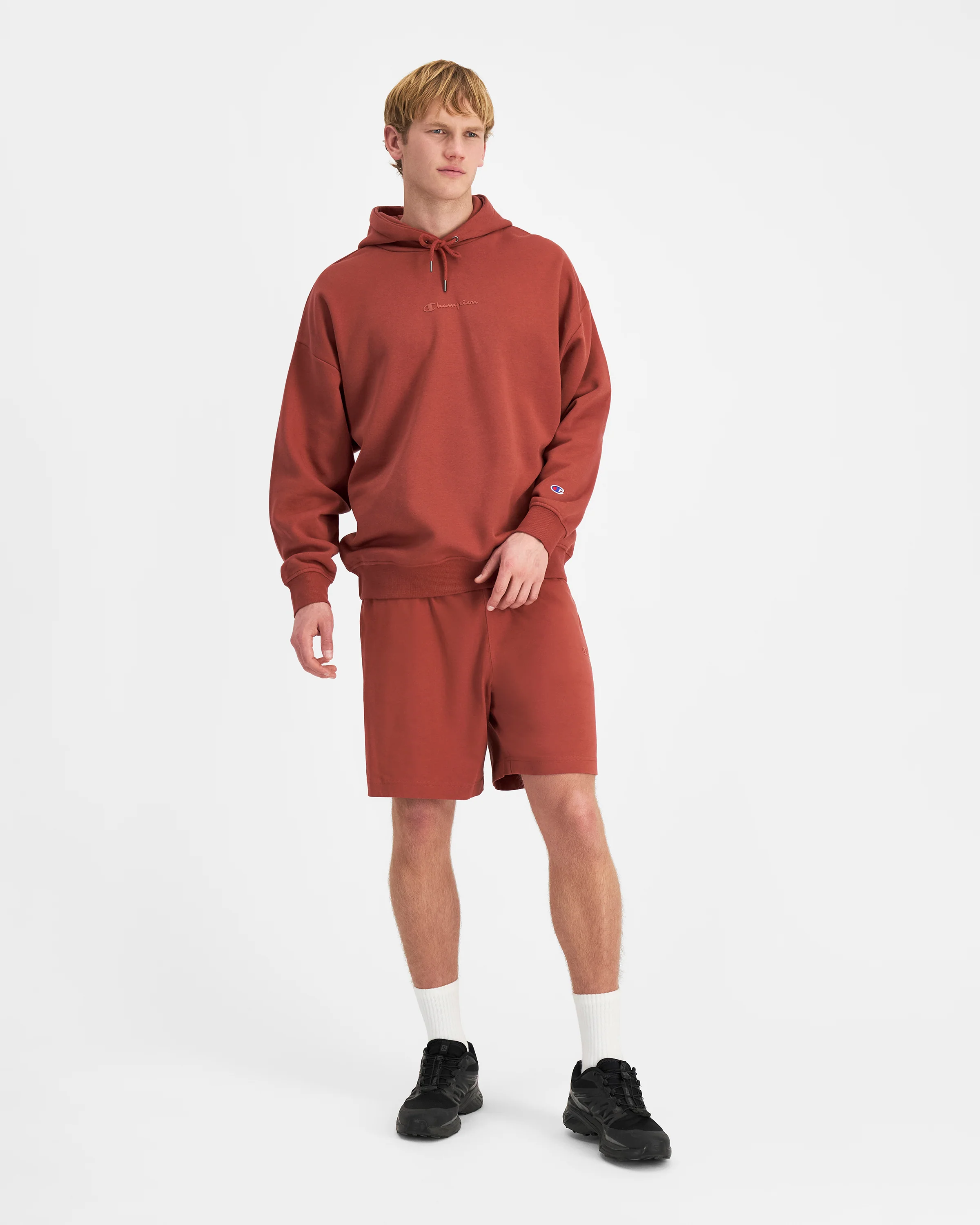 Champion Script Tonal Hoodie - Image 4