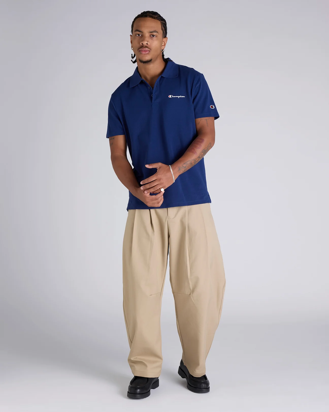 Script Pique Polo Shirt - Image 4