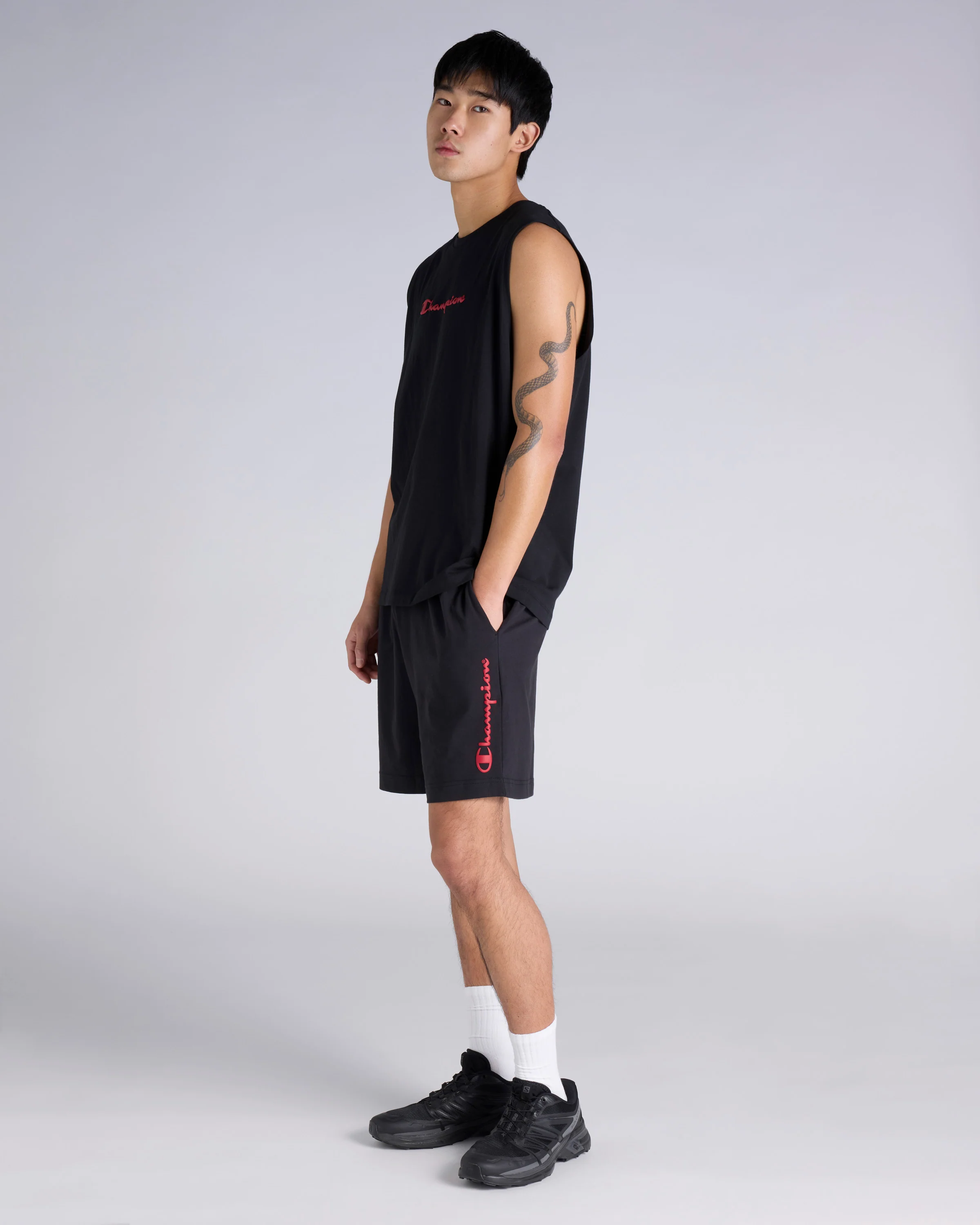 Puff Script Jersey Shorts - Image 5