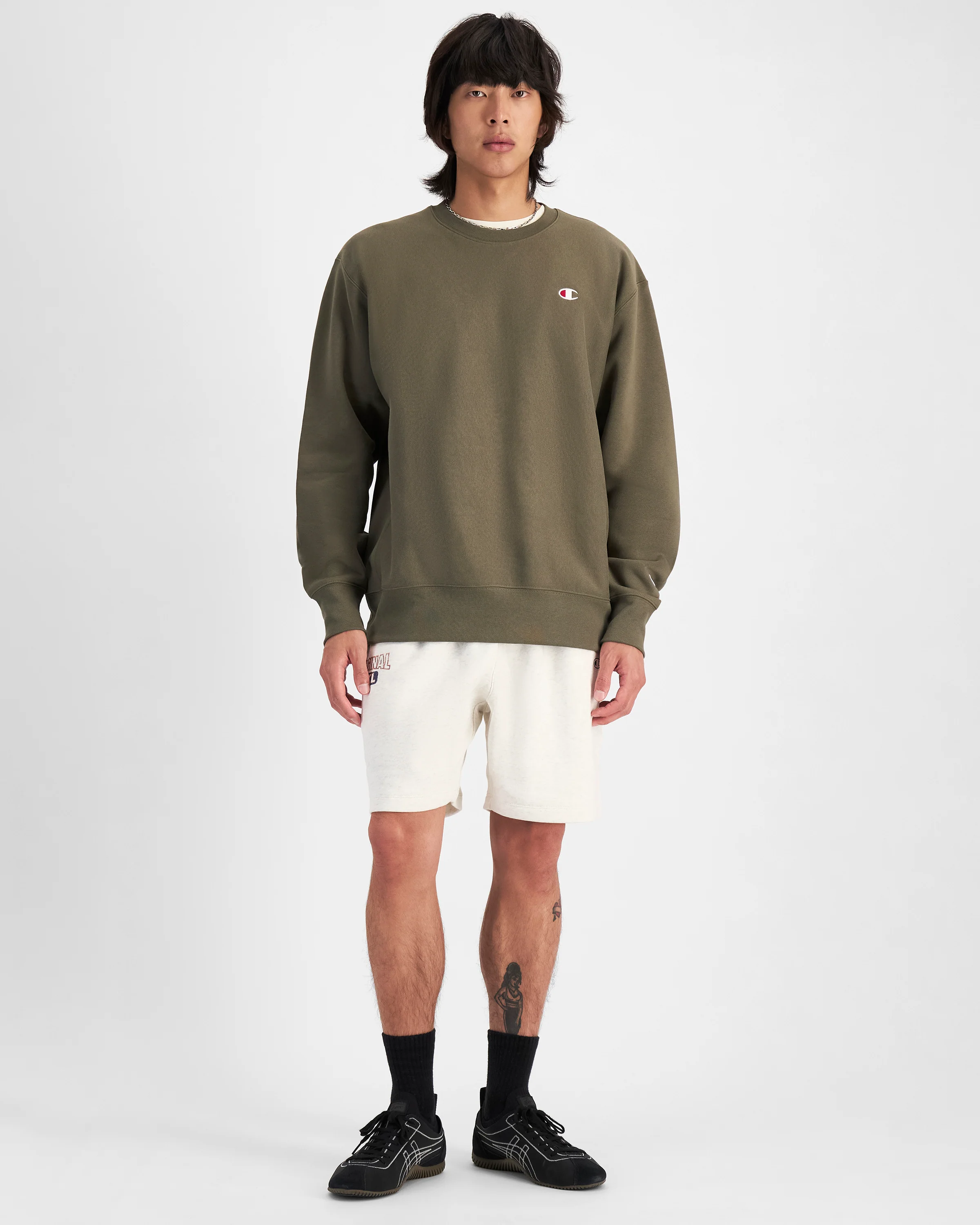 Reverse Weave C Logo Crew - Image 4