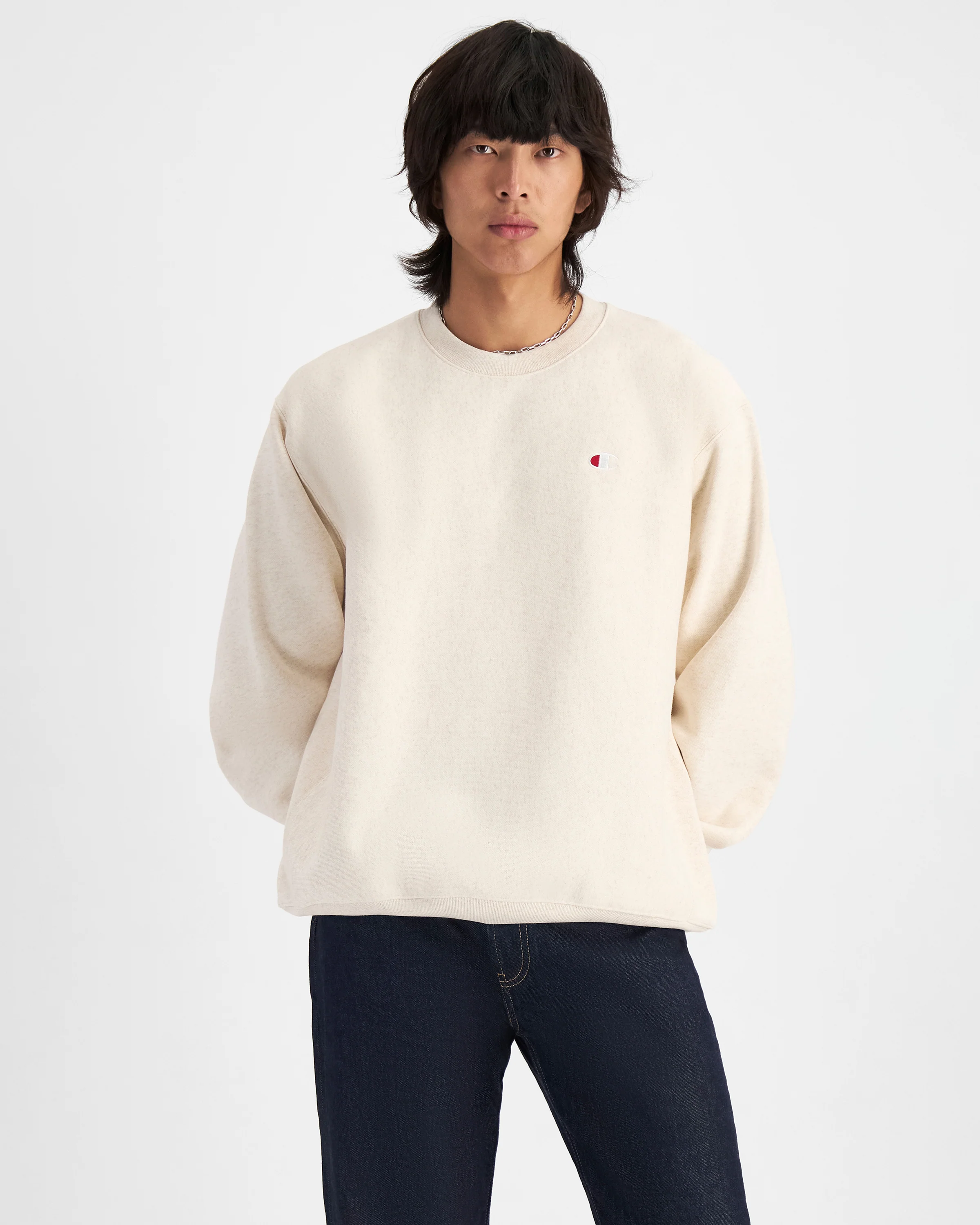 Reverse Weave C Logo Crew