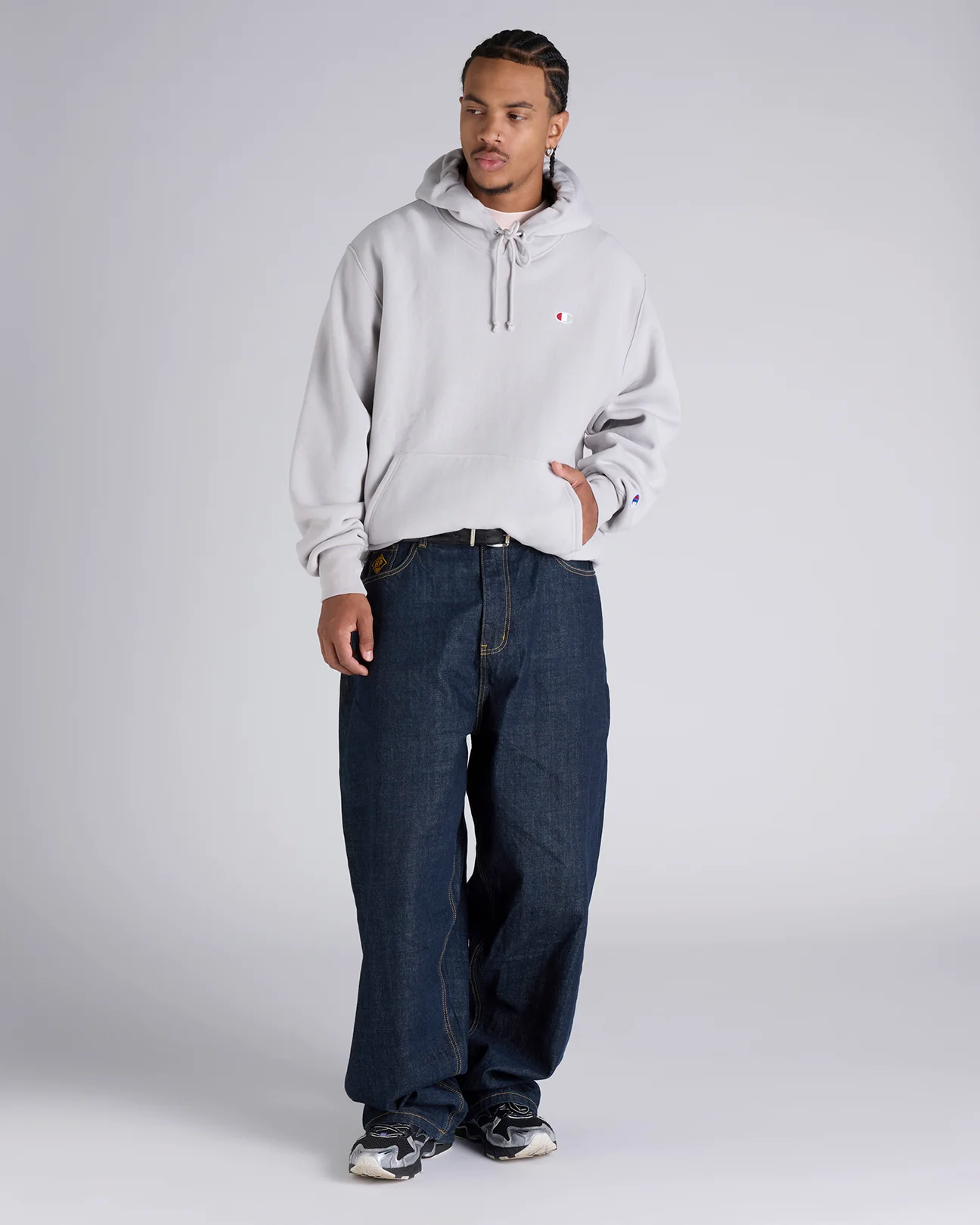 Reverse Weave C Logo Hoodie - Image 5