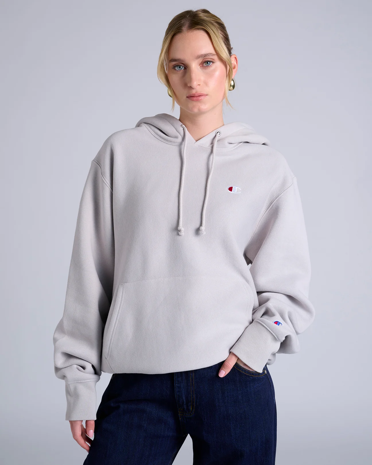 Reverse Weave C Logo Hoodie - Image 6