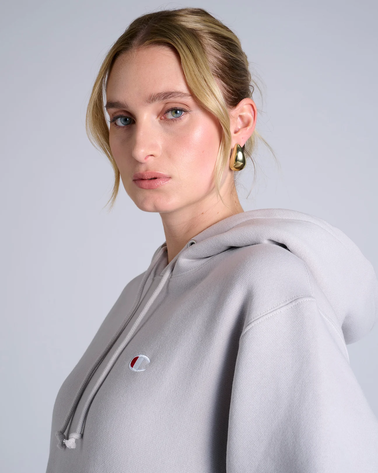 Reverse Weave C Logo Hoodie - Image 9