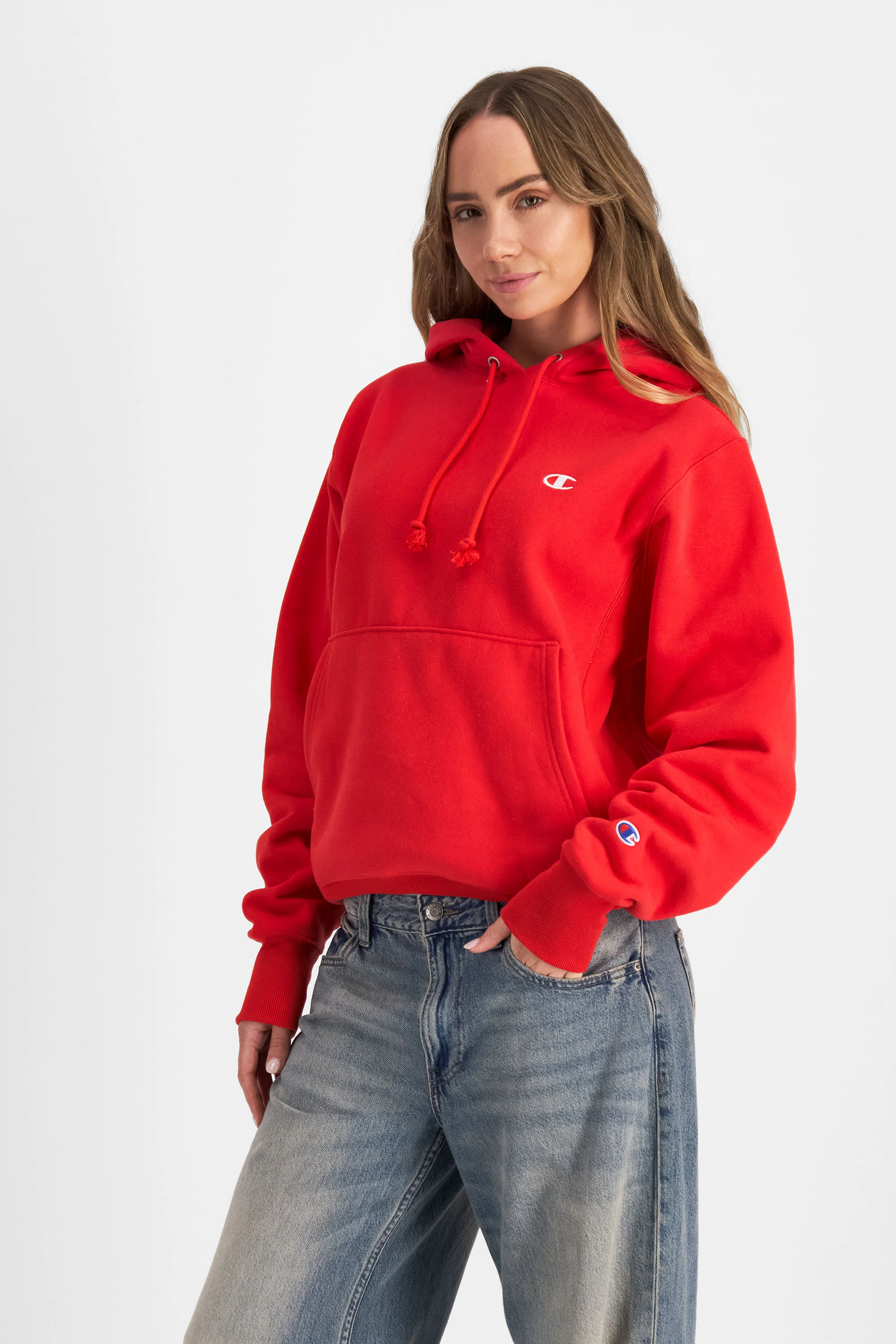 Reverse Weave C Logo Hoodie - Image 2