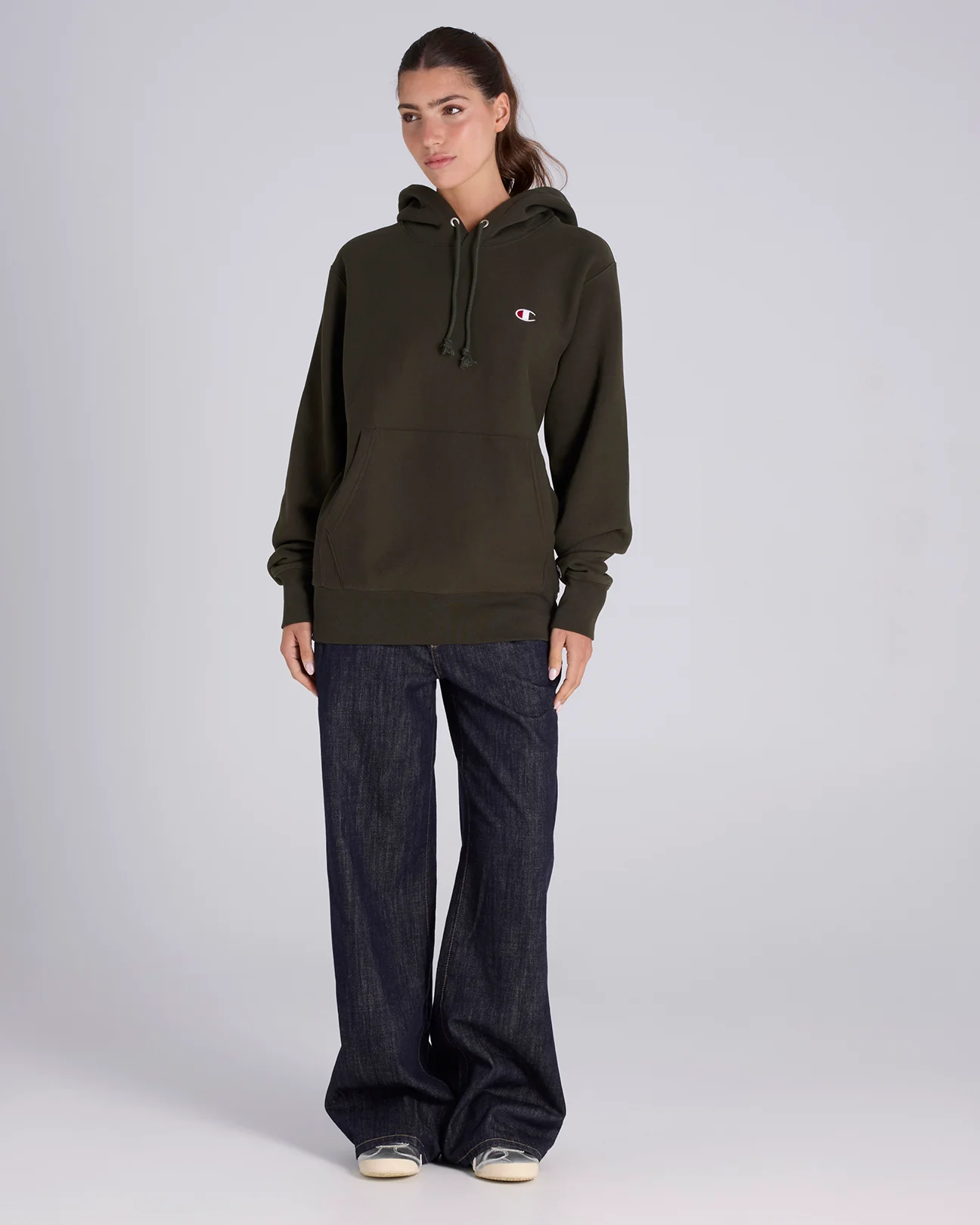 Reverse Weave C Logo Hoodie - Image 8