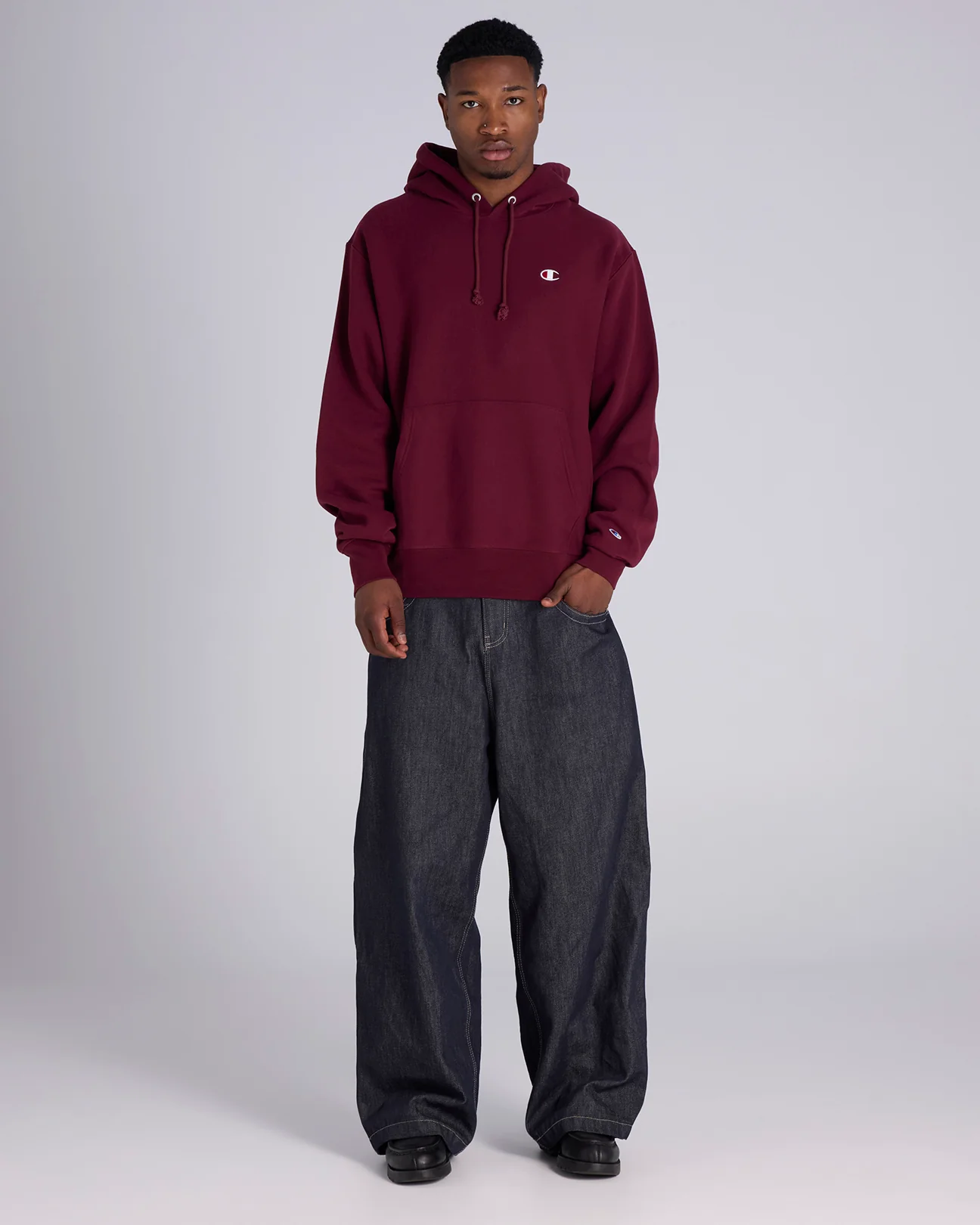 Reverse Weave C Logo Hoodie - Image 4