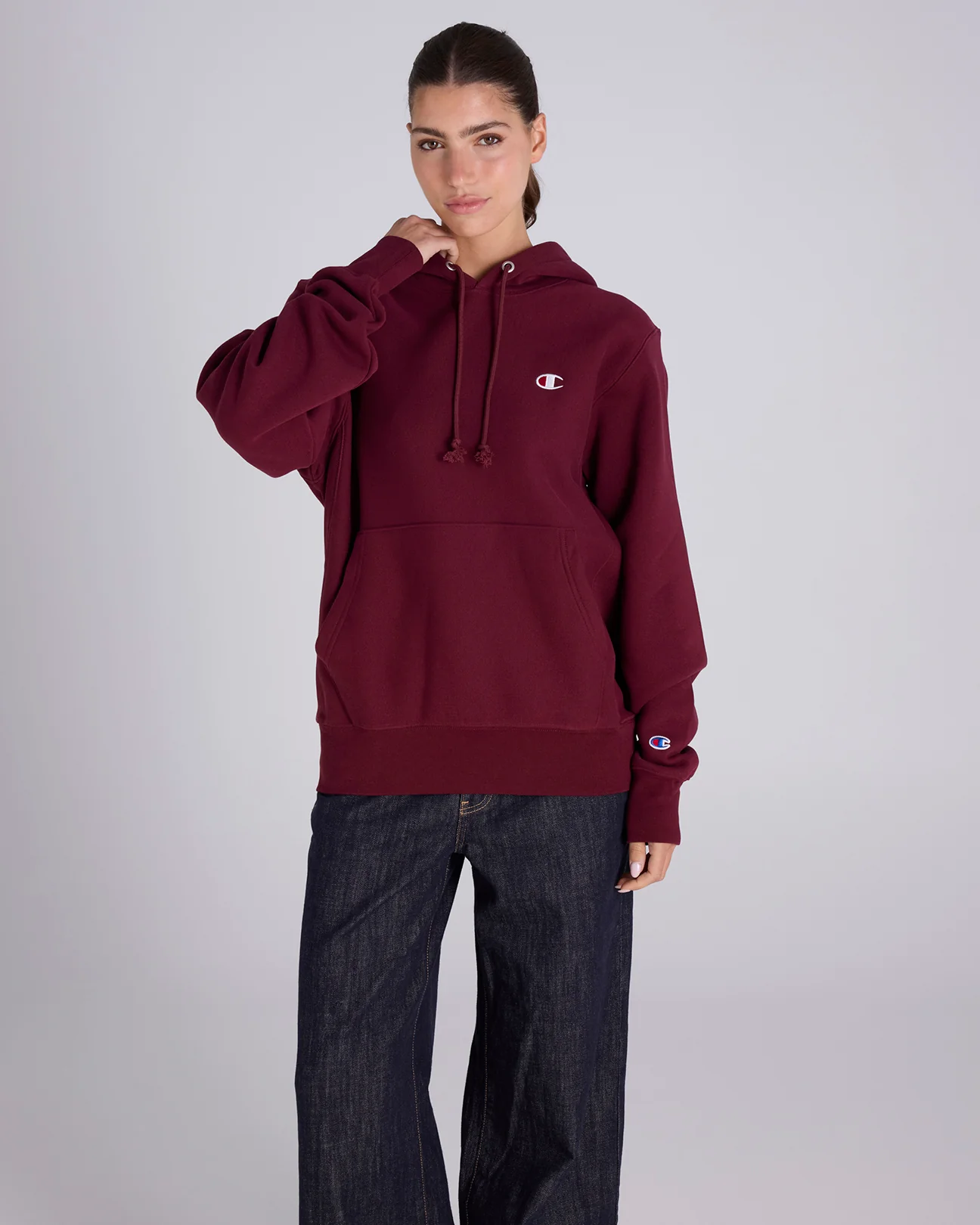 Reverse Weave C Logo Hoodie - Image 5