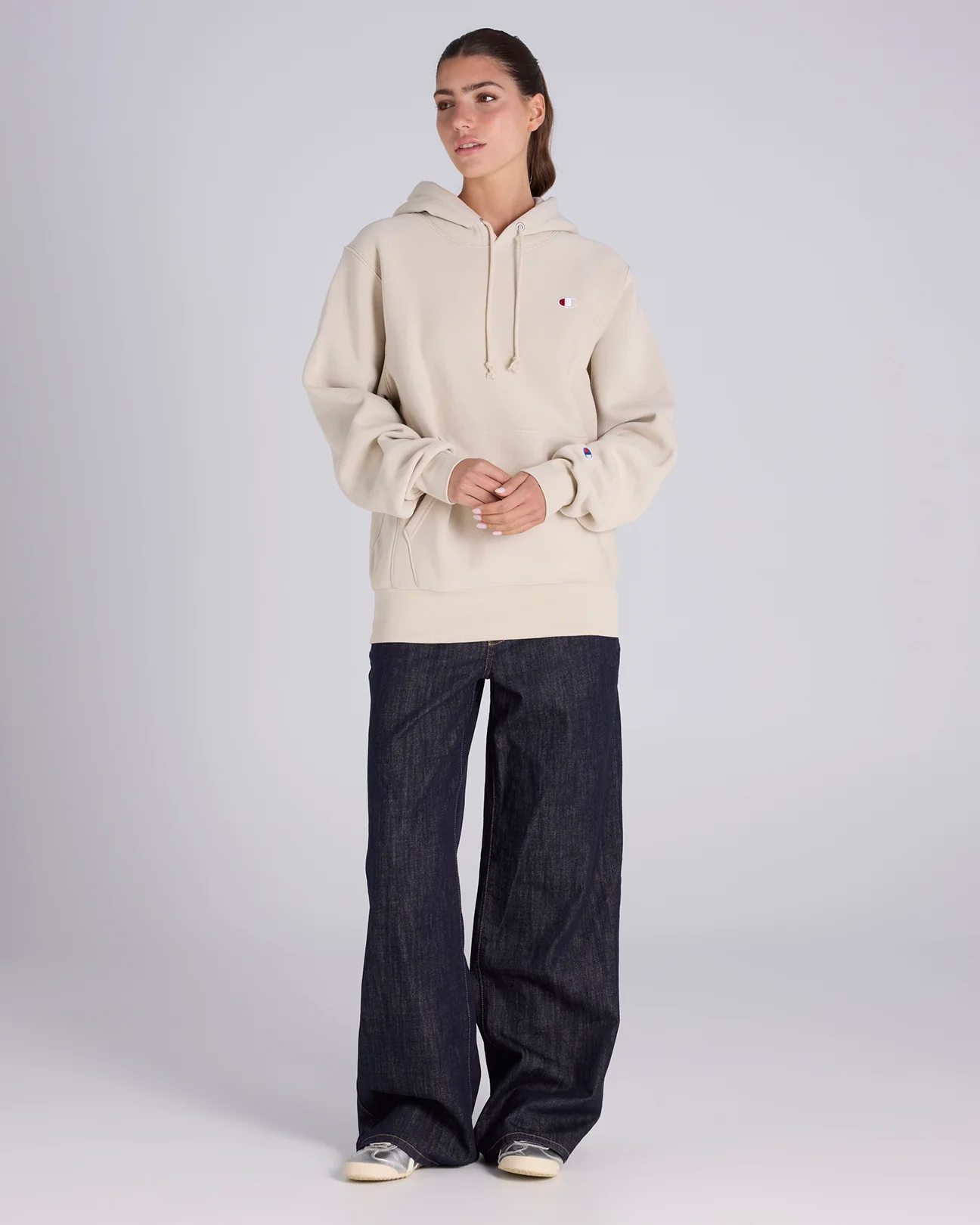Reverse Weave C Logo Hoodie - Image 8