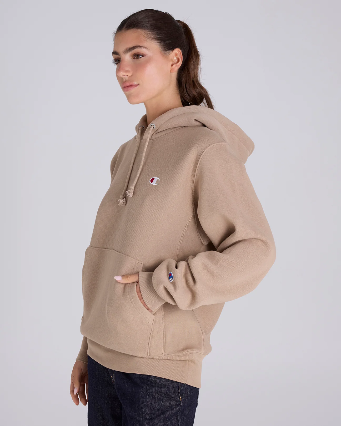 Reverse Weave C Logo Hoodie - Image 6