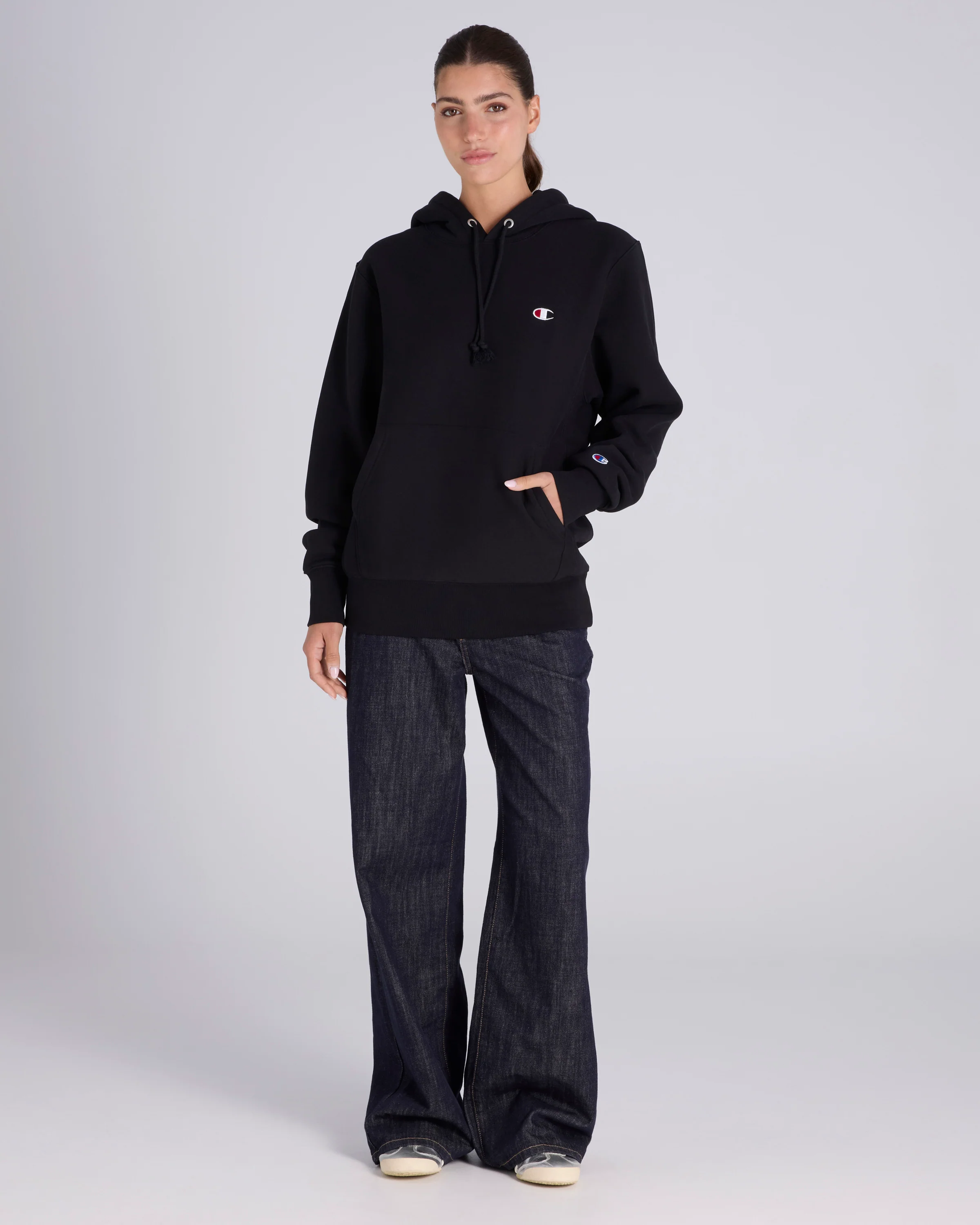 Reverse Weave C Logo Hoodie - Image 9