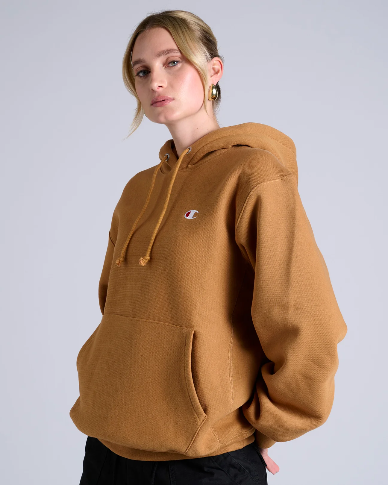 Reverse Weave C Logo Hoodie - Image 7