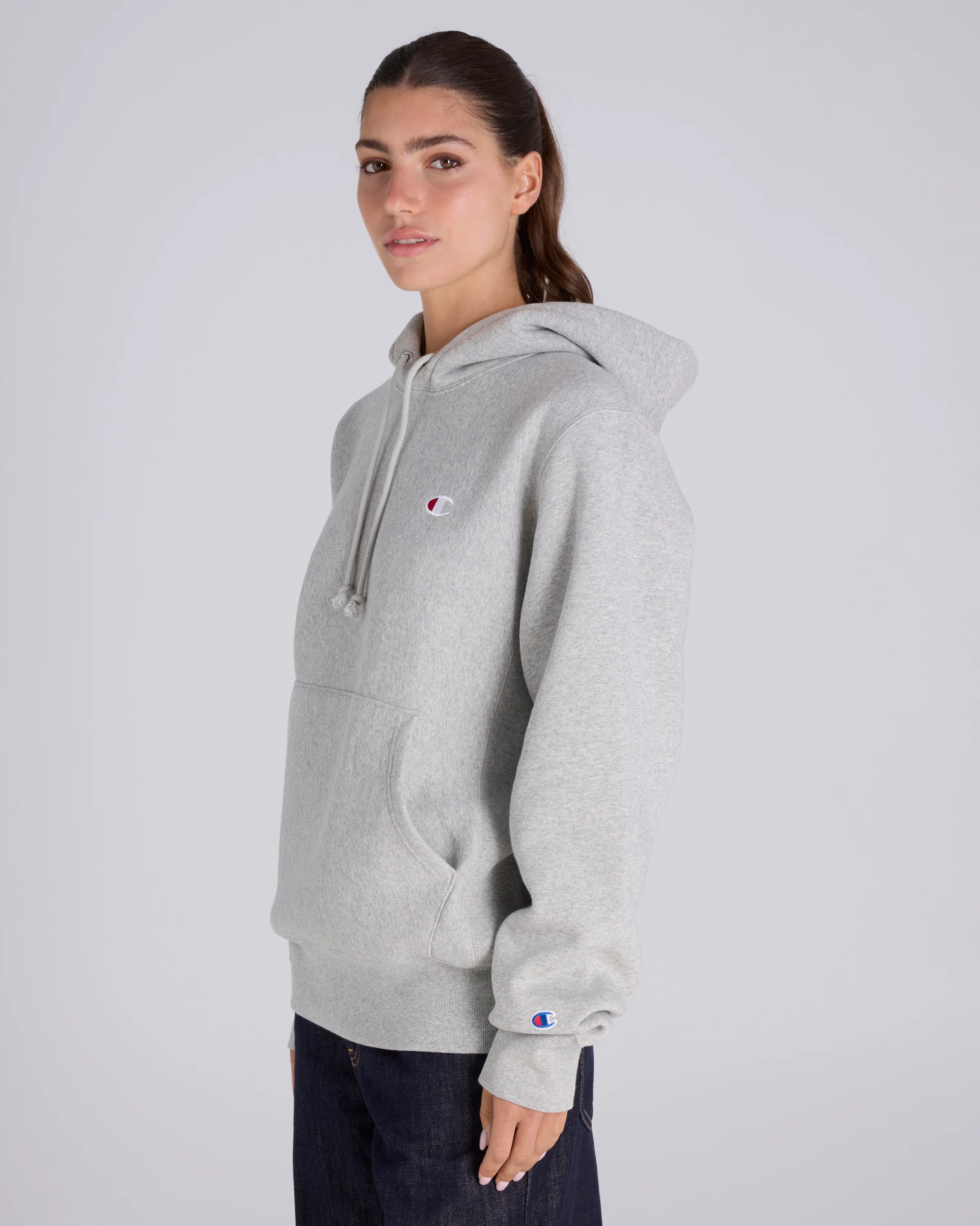 Reverse Weave C Logo Hoodie - Image 6