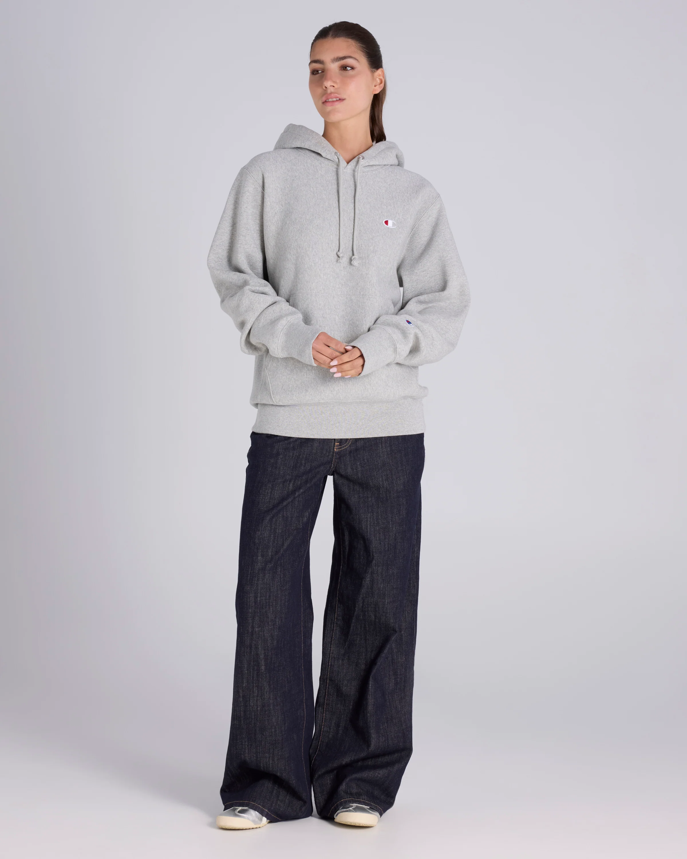 Reverse Weave C Logo Hoodie - Image 8
