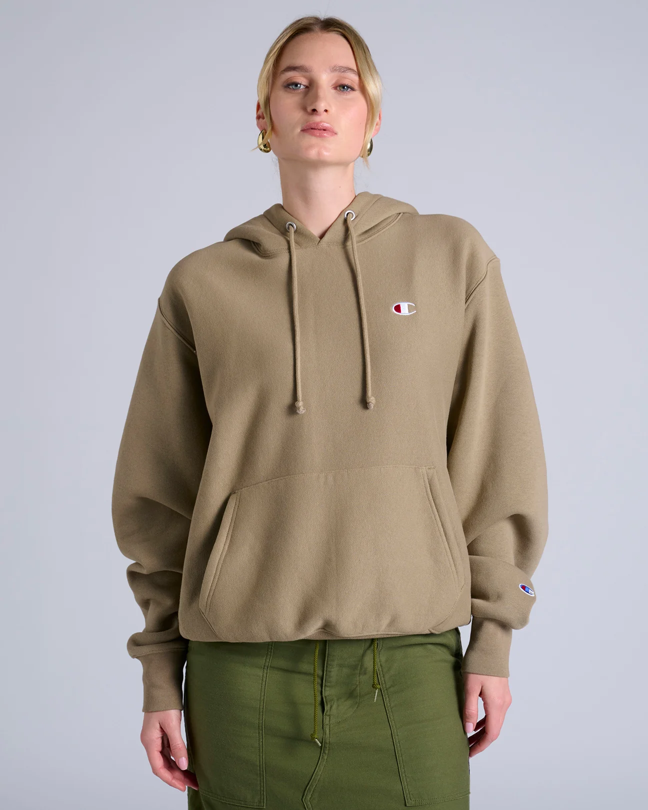 Reverse Weave C Logo Hoodie - Image 5