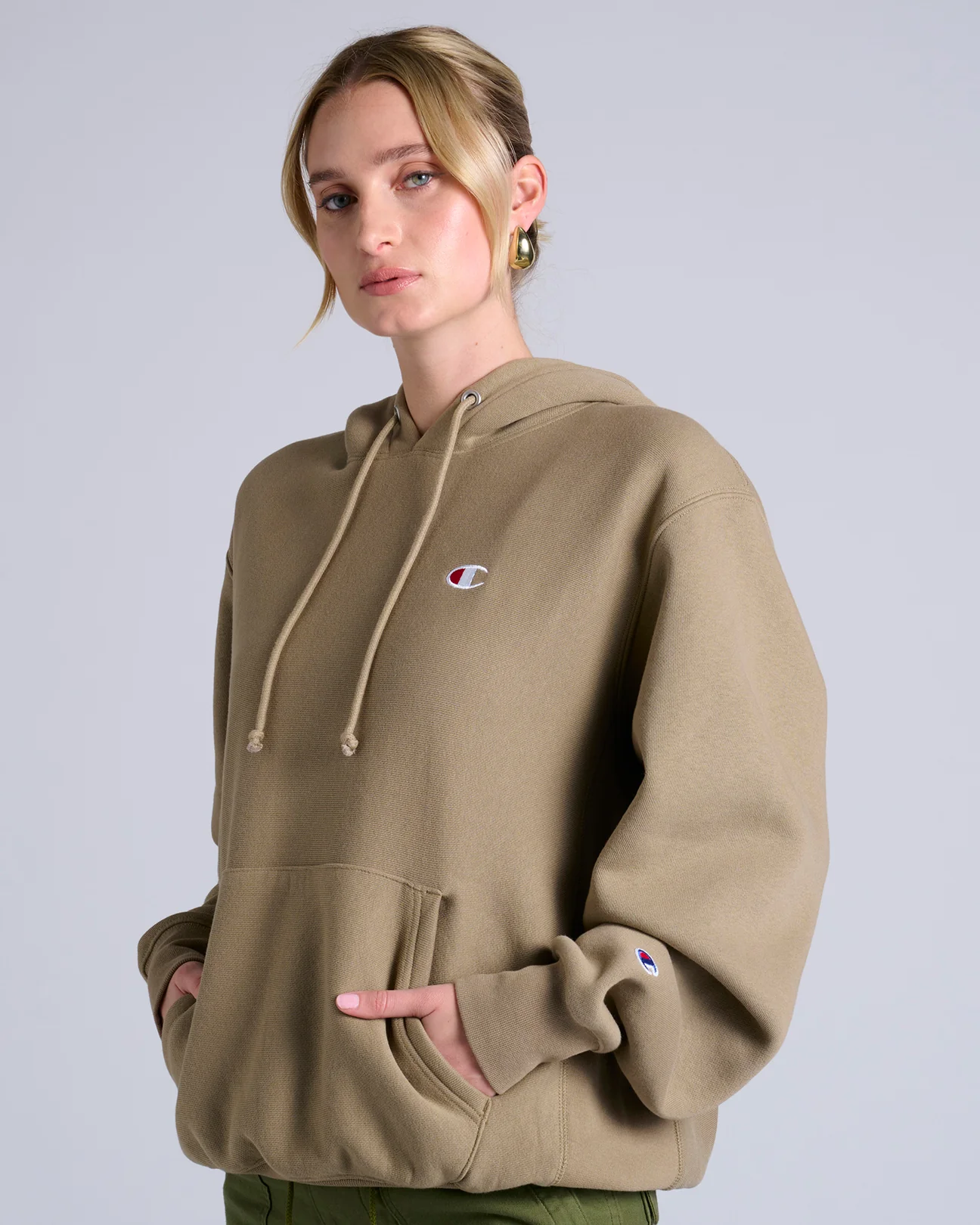 Reverse Weave C Logo Hoodie - Image 6