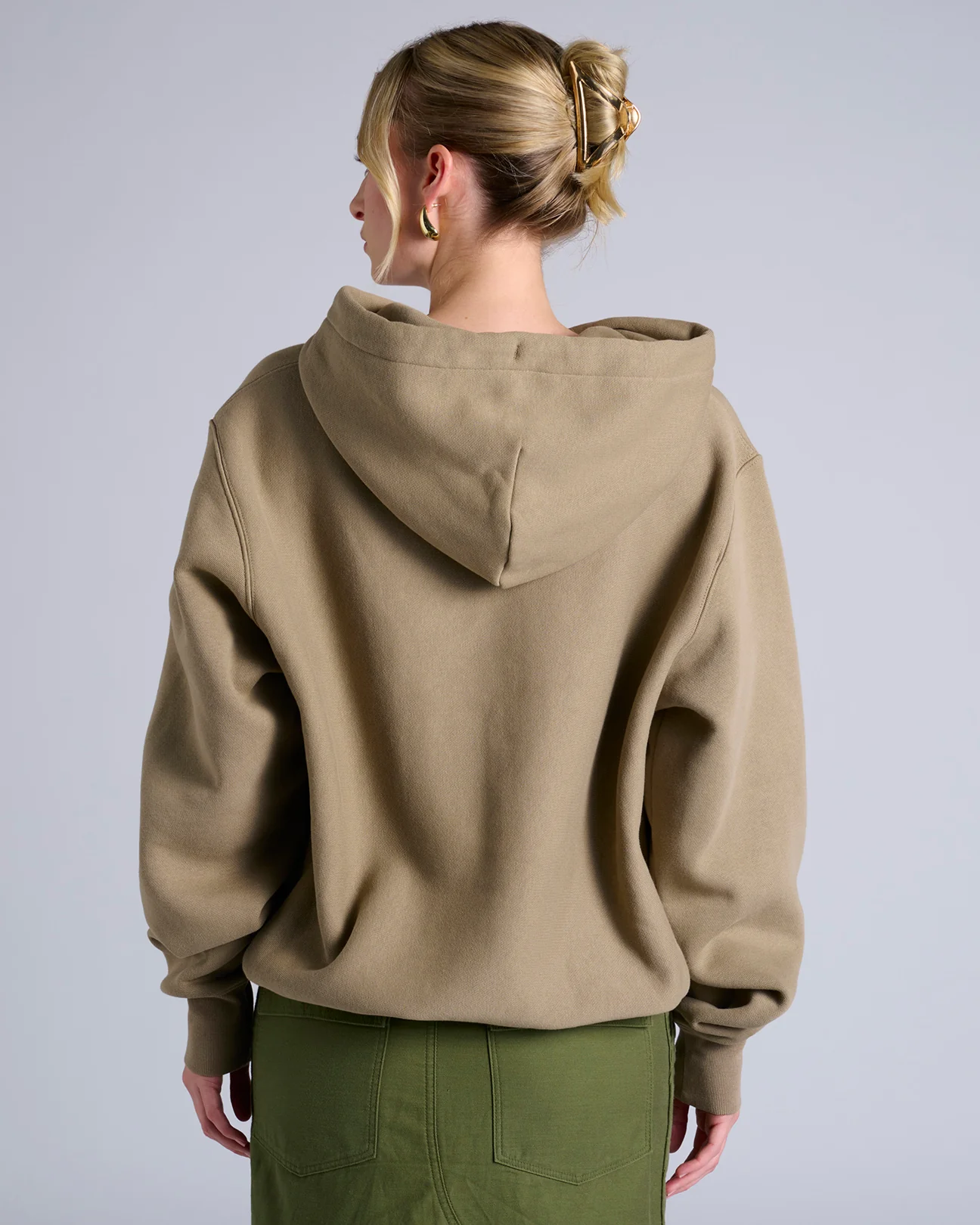 Reverse Weave C Logo Hoodie - Image 7