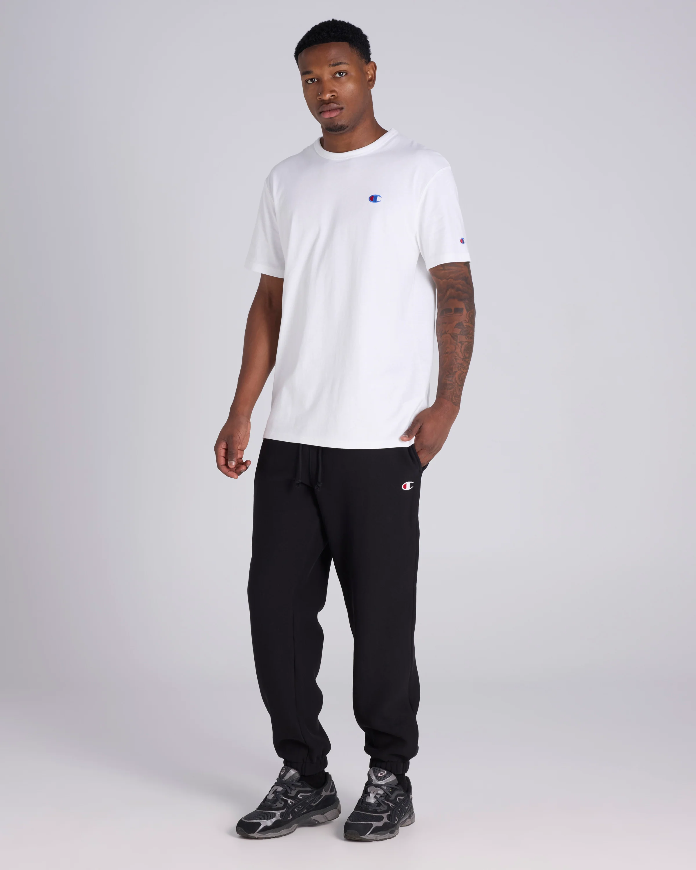 Reverse Weave Relaxed Track Pants - Image 5