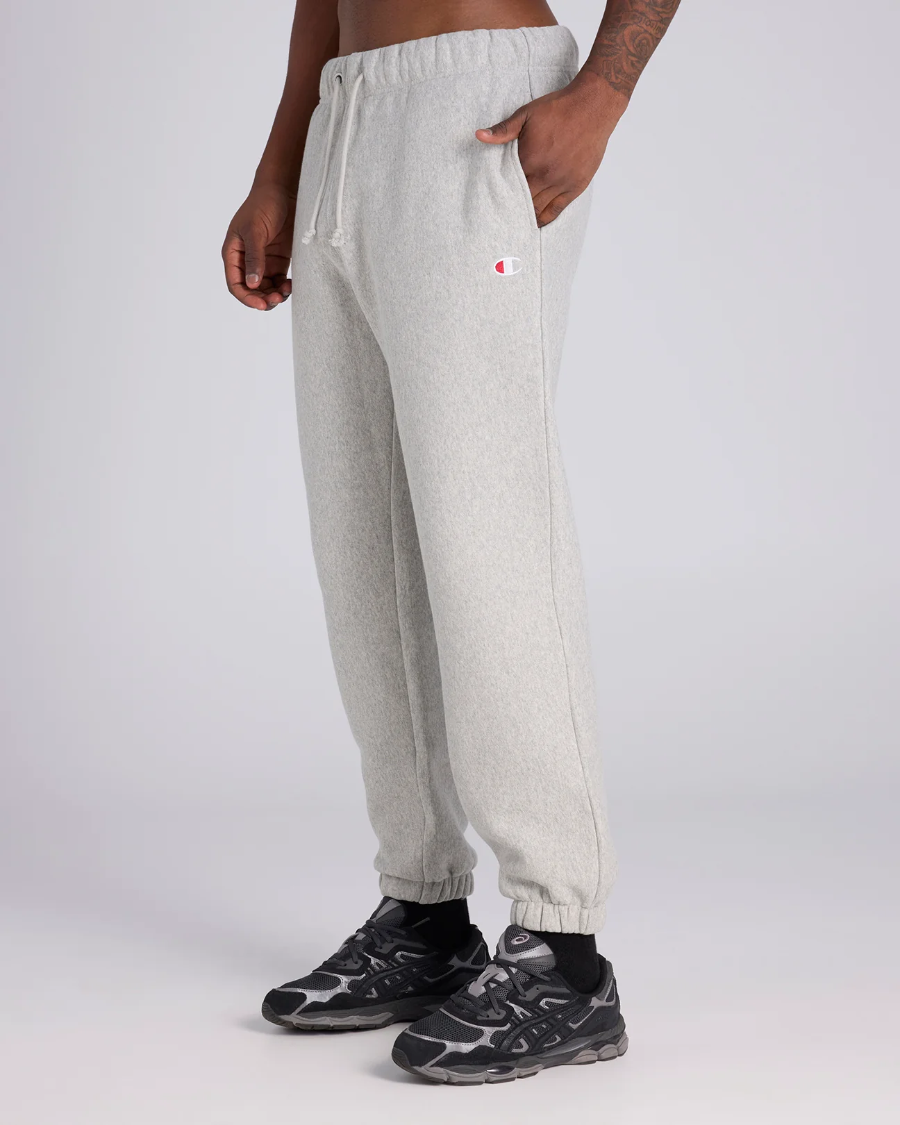 Reverse Weave Relaxed Track Pants - Image 2