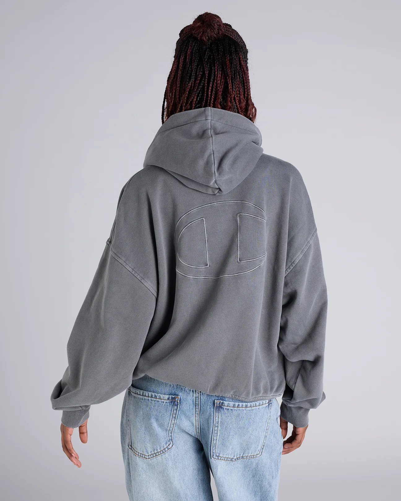 Vintage Wash Zip Through Hoodie - Image 3