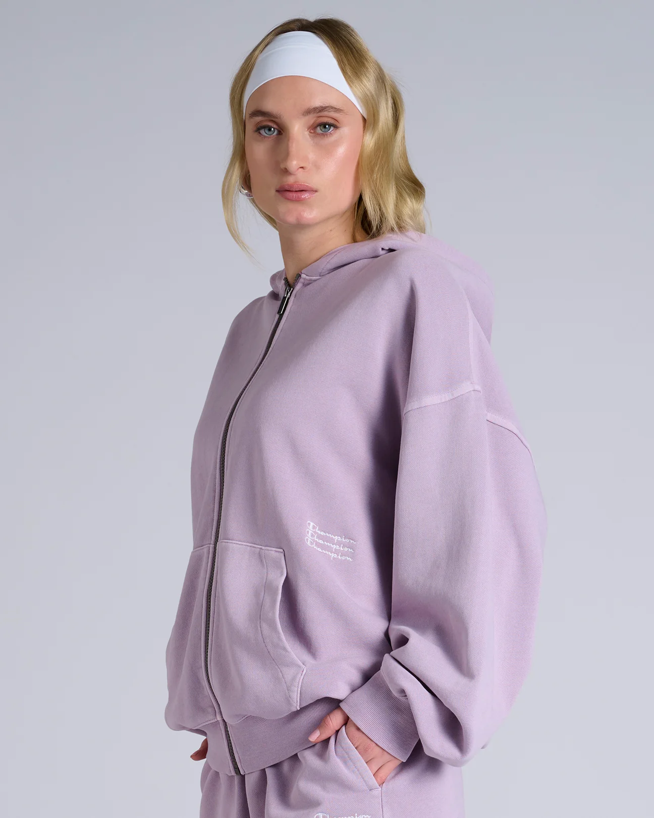 Rochester Vintage Wash Zip Hoodie - Image 2