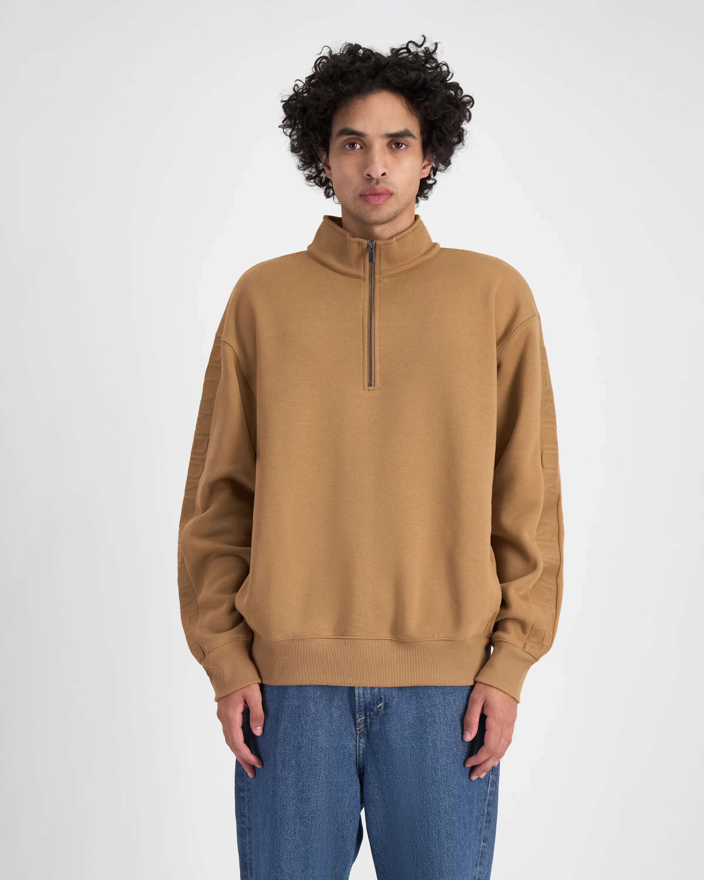 Rochester Capital Taping Quarter Zip Crew