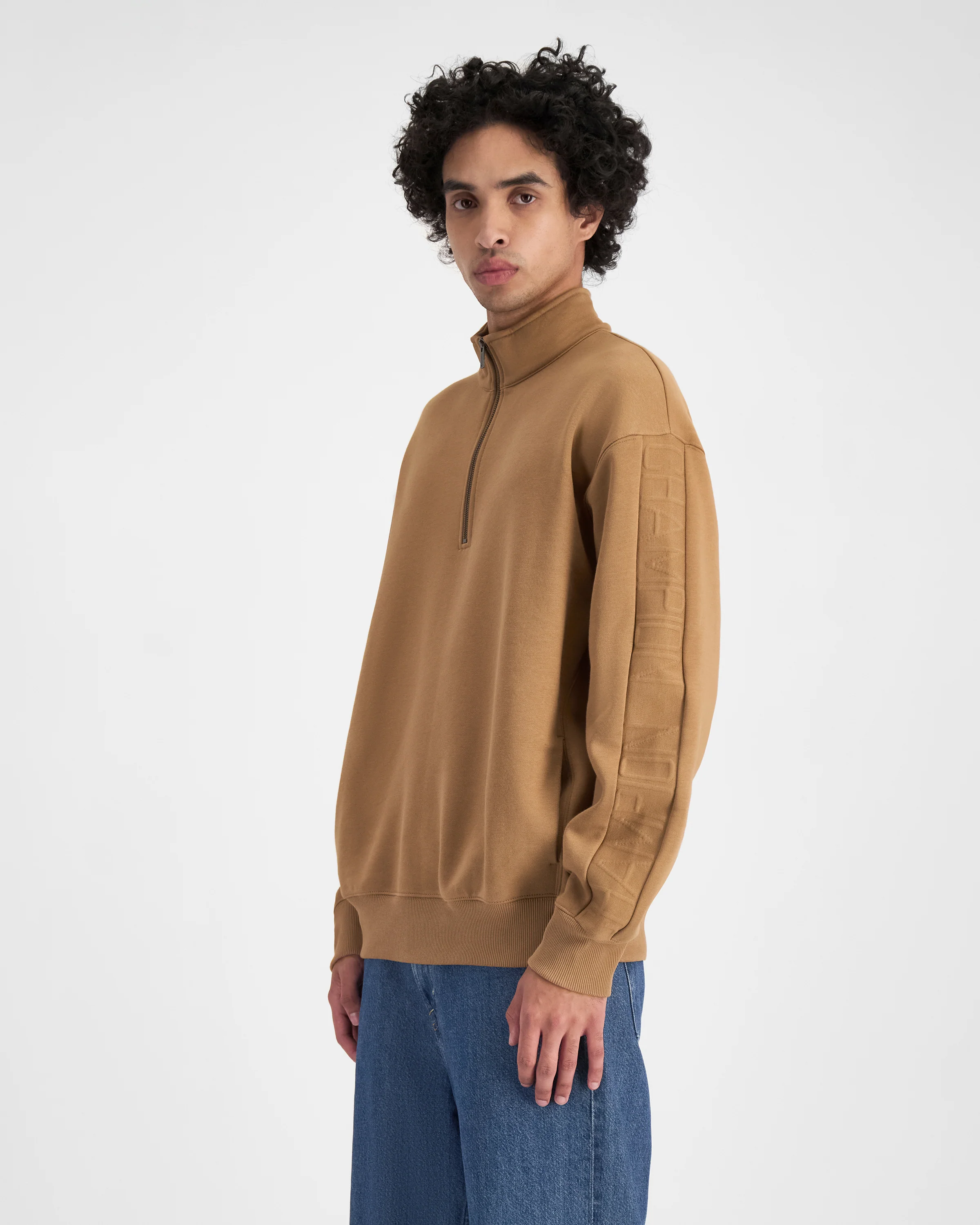 Rochester Capital Taping Quarter Zip Crew - Image 2