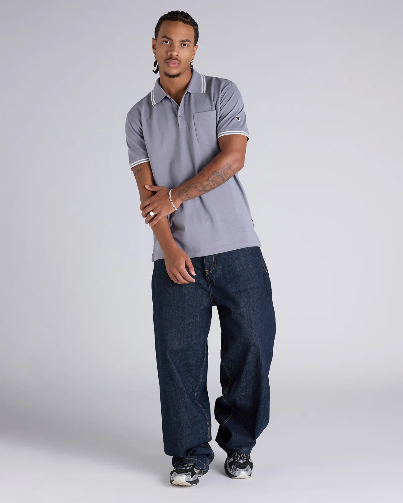 Stripe Polo Shirt - Image 4
