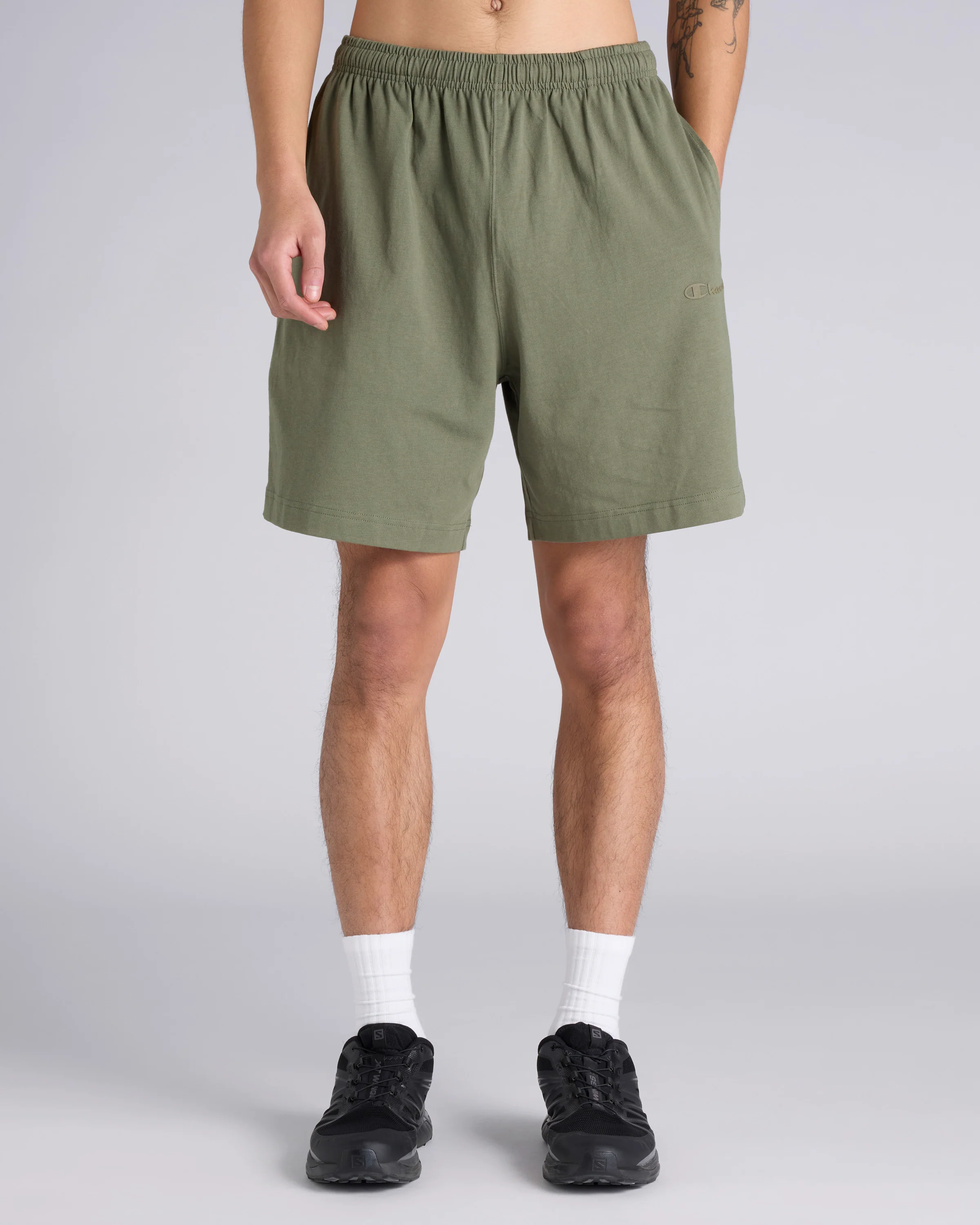 Tonal Script Shorts