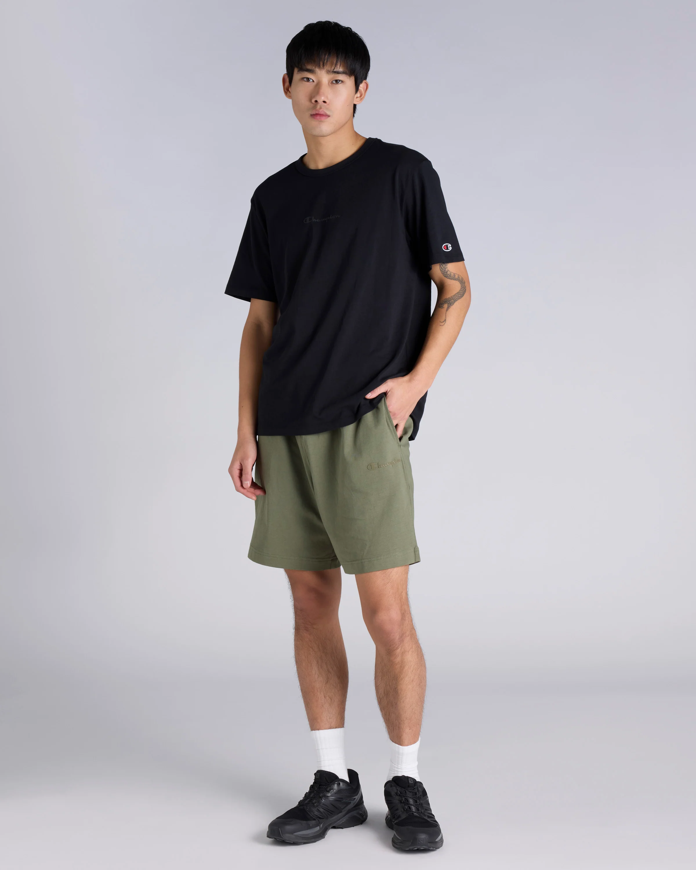 Tonal Script Shorts - Image 4